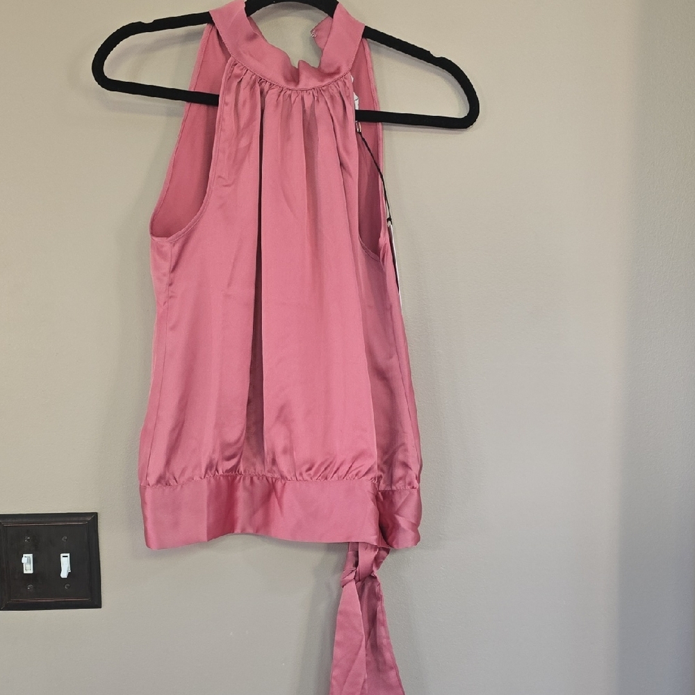 Rachel Zoe Pink Halter Blouse